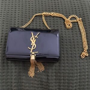 Saint Laurent Leather Kate Crossbody Bag